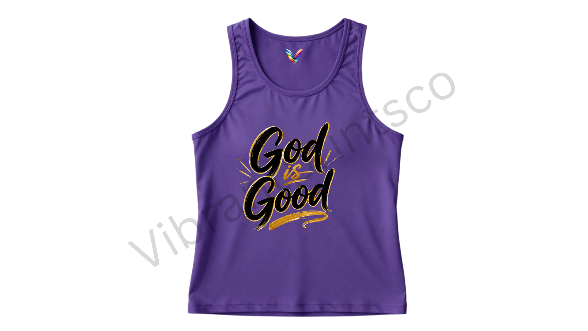 "God is good" tank