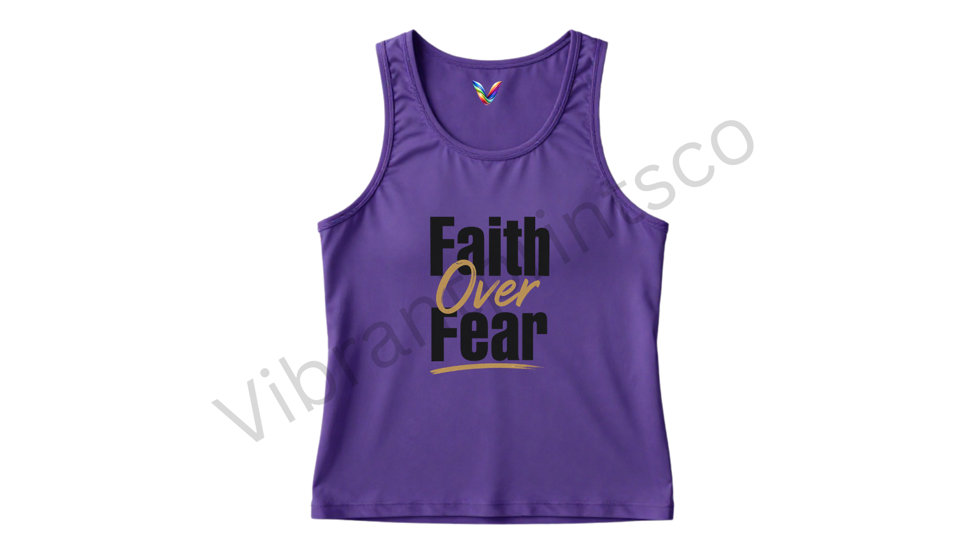 "Faith over fear" tank