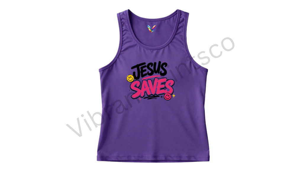 "Jesus Saves" Tank