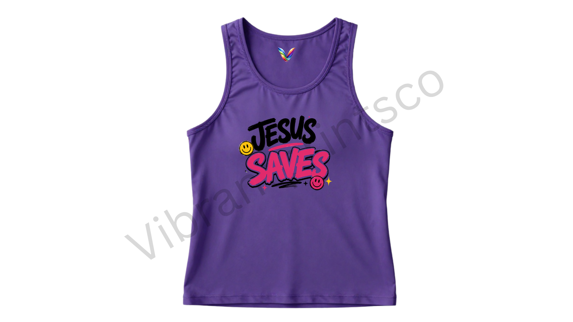 "Jesus Saves" Tank