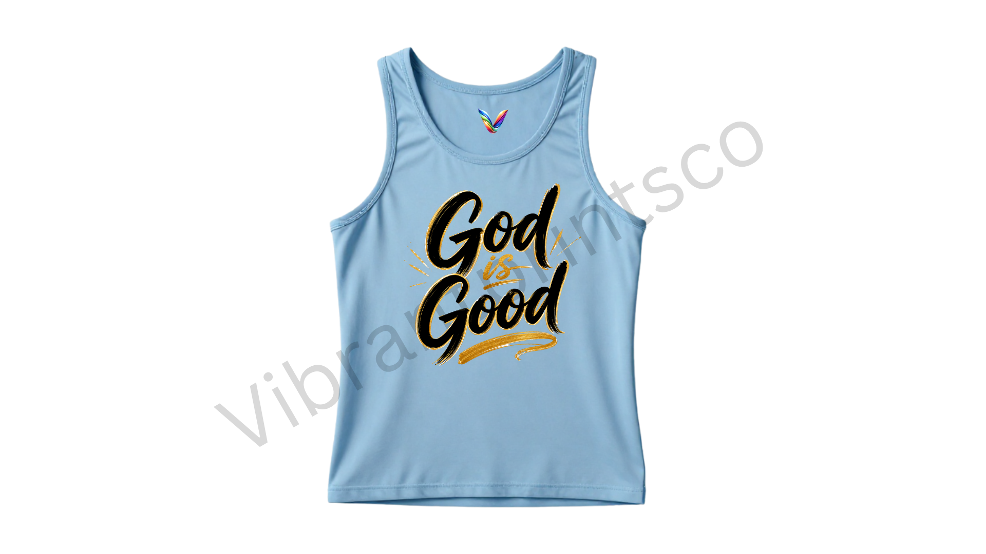 "God is good" tank