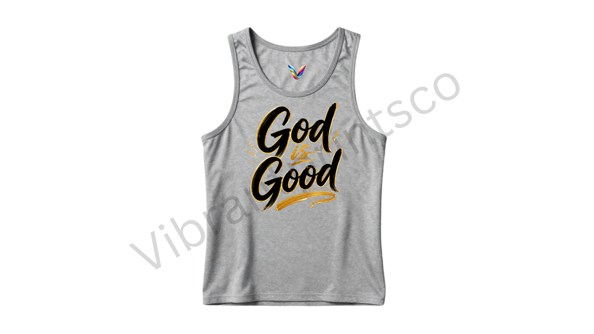 "God is good" tank