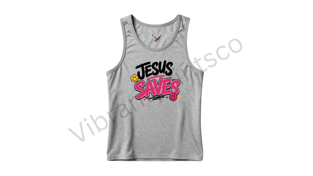 "Jesus Saves" Tank