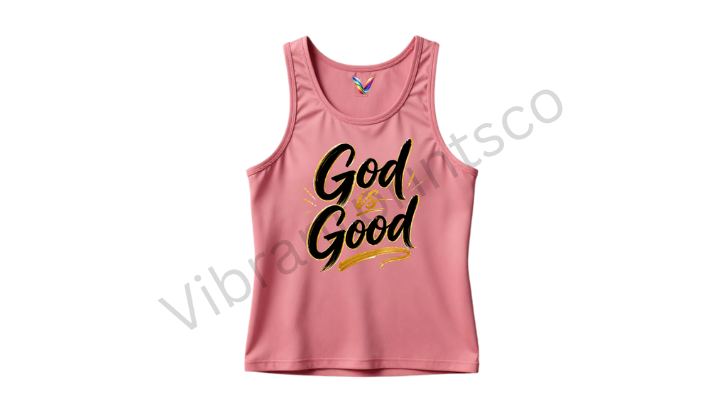 "God is good" tank