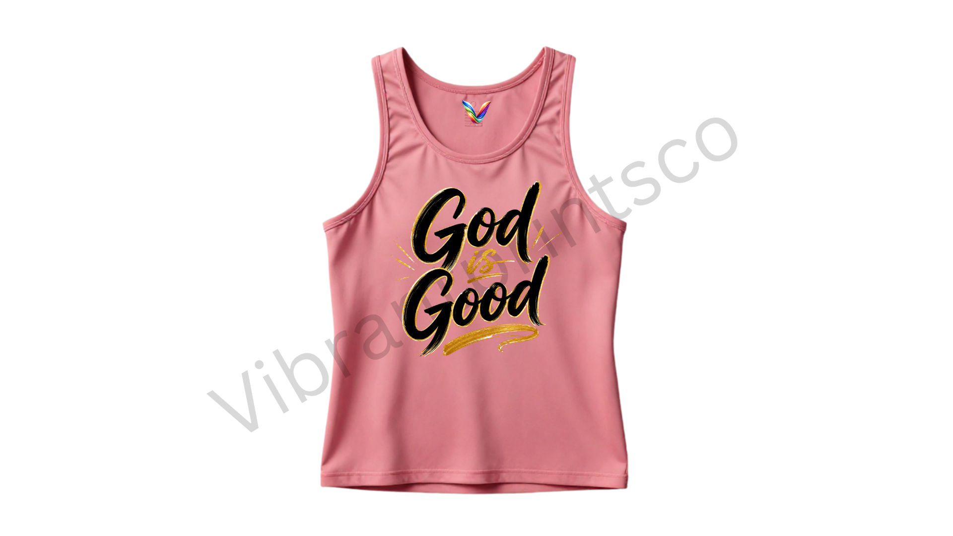 "God is good" tank