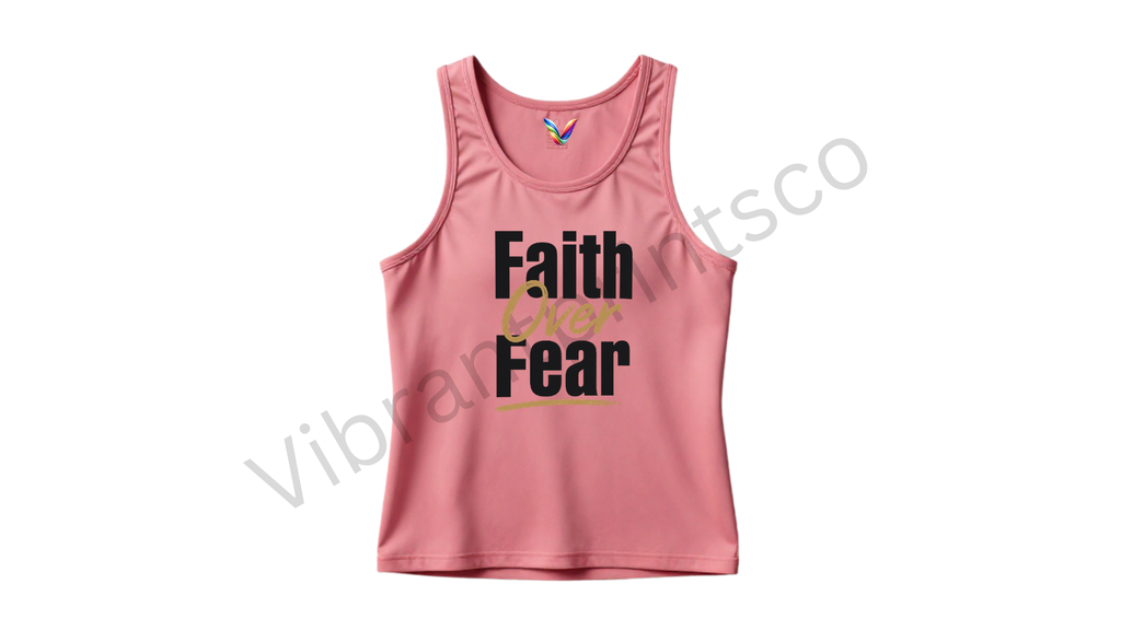 "Faith over fear" tank