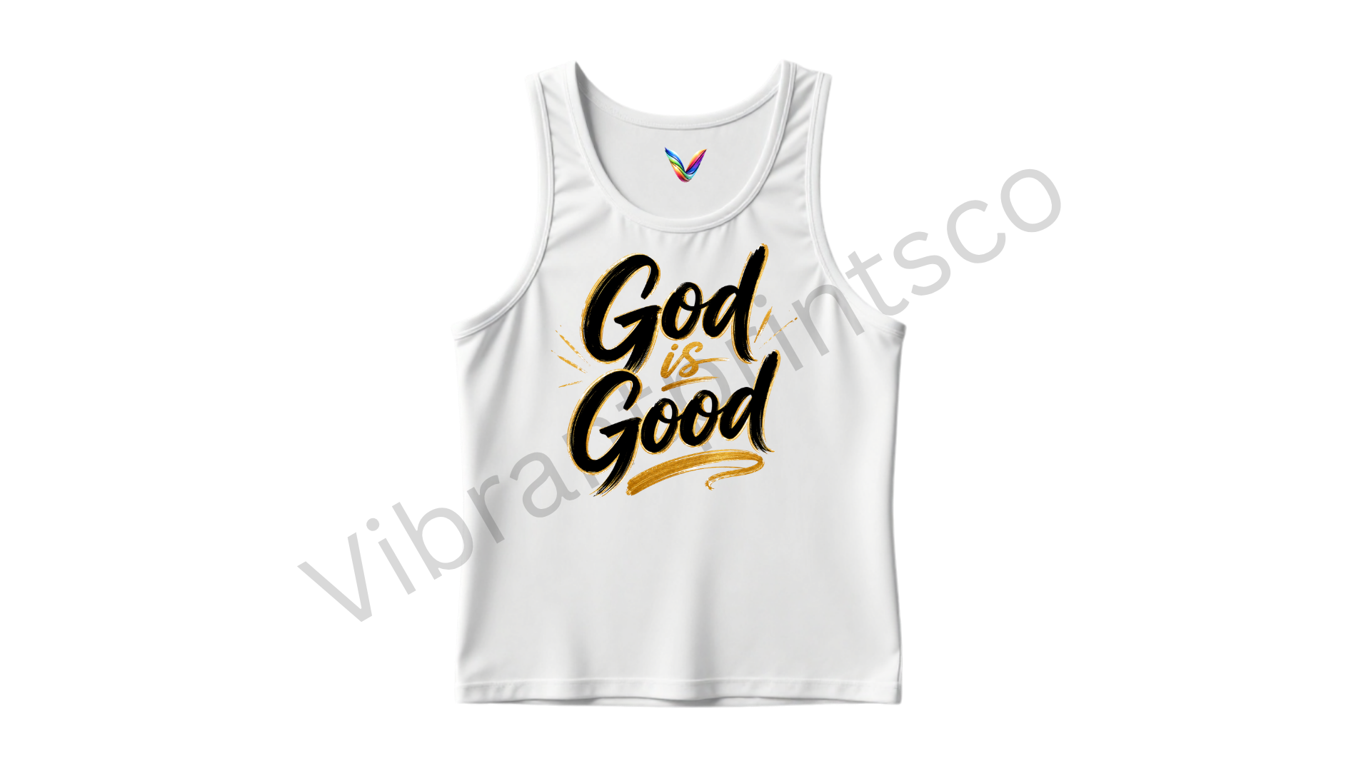 "God is good" tank