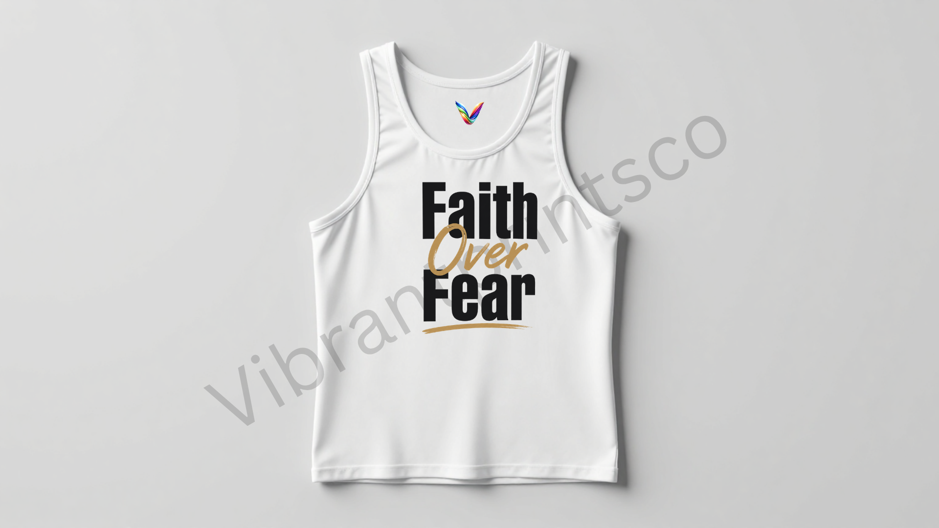 "Faith over fear" tank