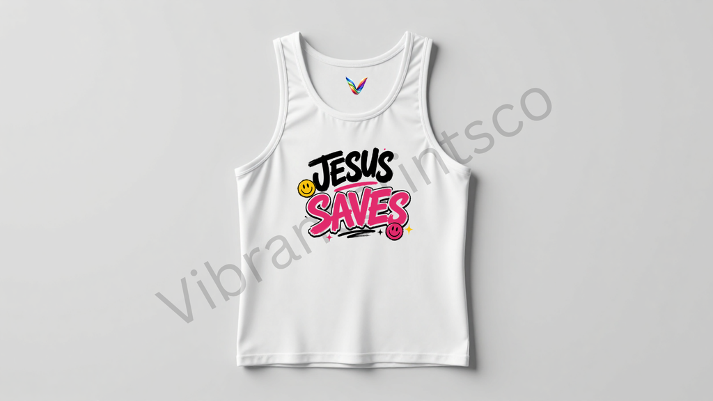 "Jesus Saves" Tank