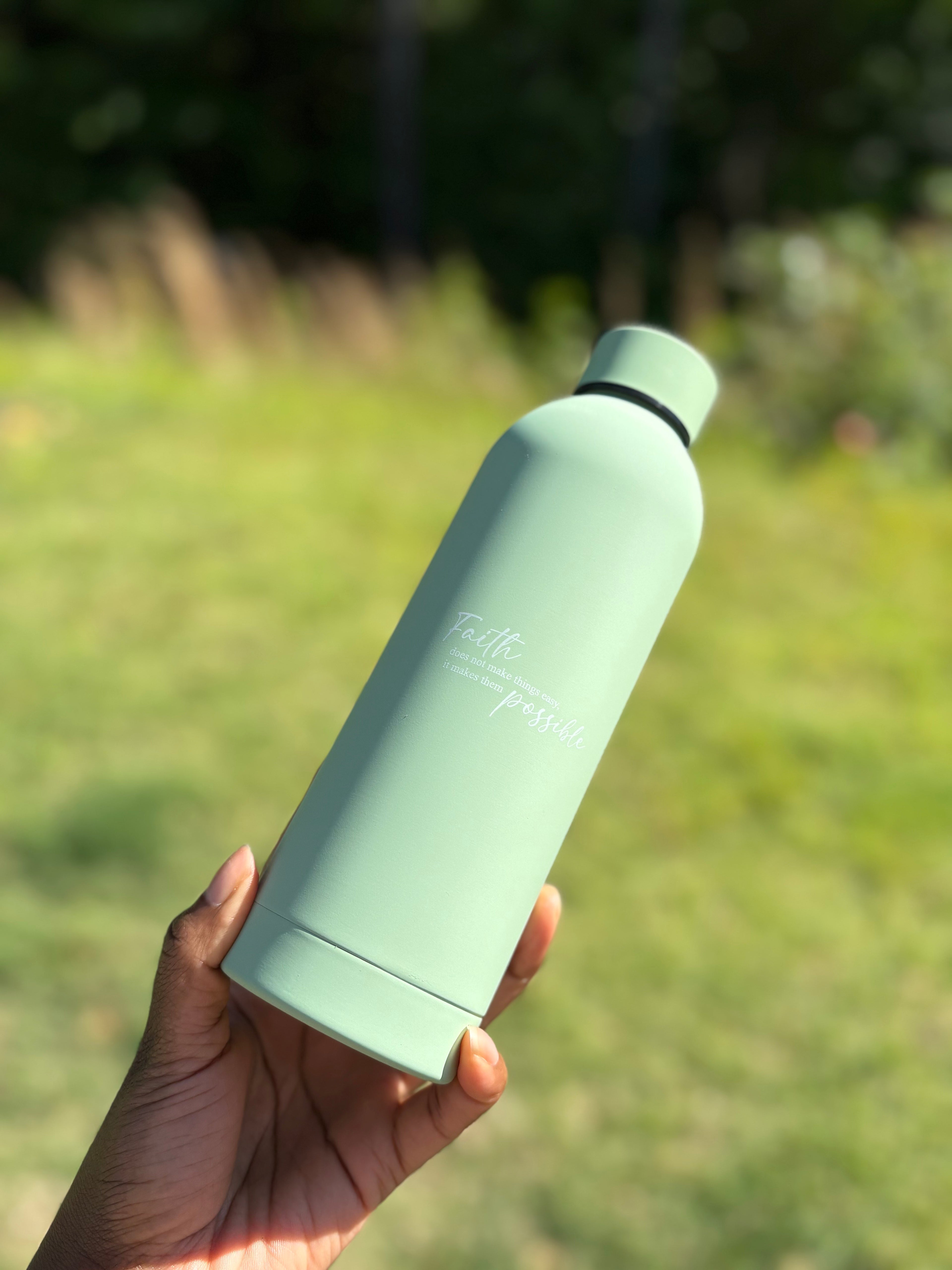 "Faith Makes Possible" Bottle